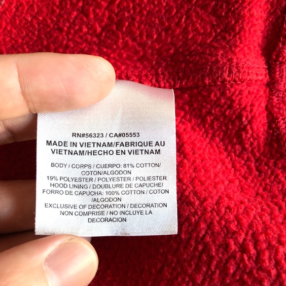 Nike Washington Nationals Baseball Red Hoodie Sweater Top Shirt Men women unisex - Picture 10 of 11